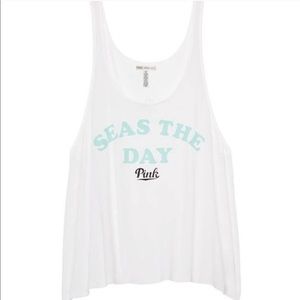 ❌sold❌PINK Seas the Day super soft tank top